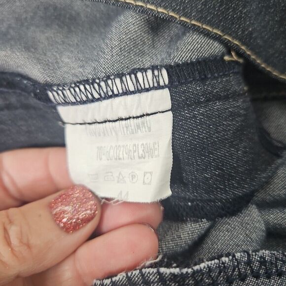 Dorabella Basic Chic Stretch Denim/Cotton Twill, Dark Blue Ankle, Rhinestone 44 - Picture 13 of 15